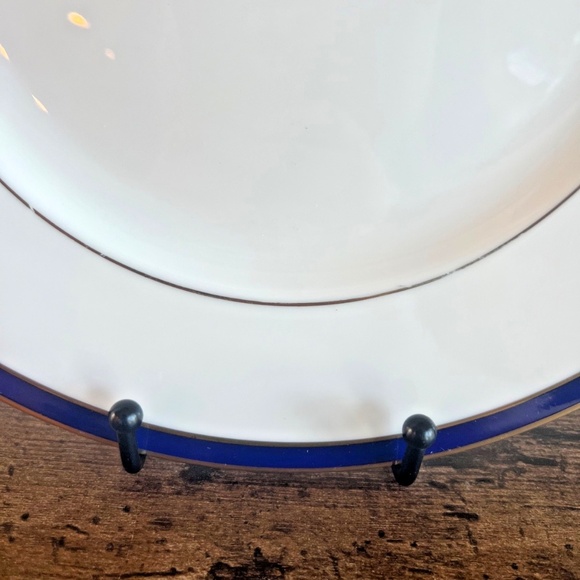 Vintage Lenox Federal Cobalt Blue & Gold Dinner Plate - Made in USA - 10.75" - Picture 6 of 11